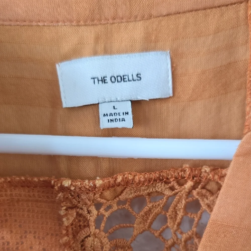 Anthropologie The Odells Lace Patchwork Blouse - Picture 3 of 4